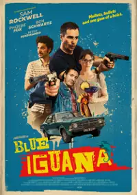 Plakat filmu Błękitna iguana