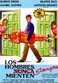 Plakat filmu Los hombres siempre mienten