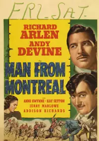 Plakat filmu The Man from Montreal