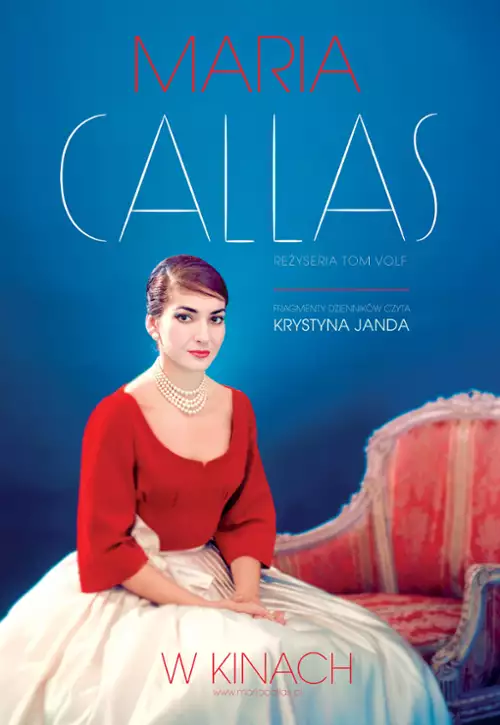 plakat filmu Maria Callas