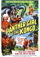 plakat filmu Panther Girl of the Kongo