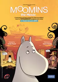 Plakat filmu Muminki na Riwierze