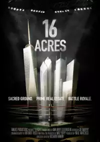 Plakat filmu 16 akrów, odbudowa World Trade Center
