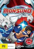 plakat serialu Jūsen Battle Monsuno