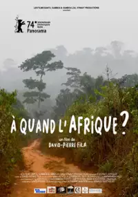 Plakat filmu À quand l'Afrique?