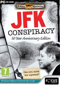 Plakat gry Hidden Mysteries: JFK Conspiracy