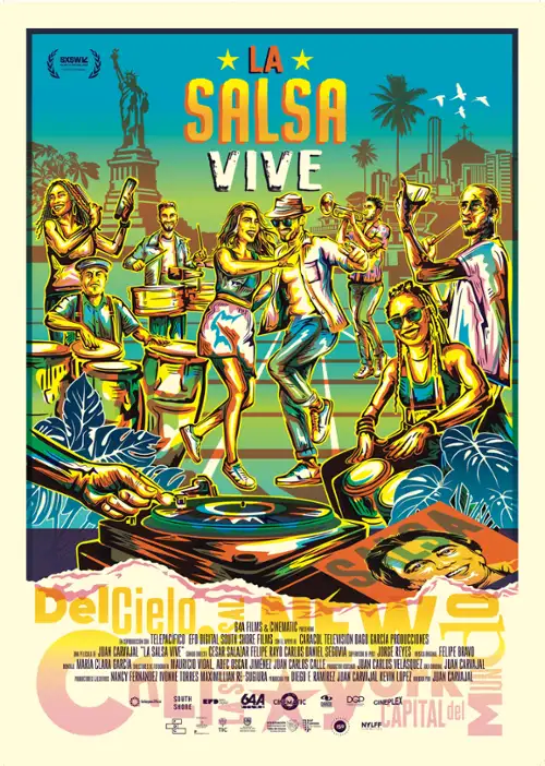 plakat filmu Niech żyje salsa
