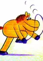 plakat filmu Horsing Around