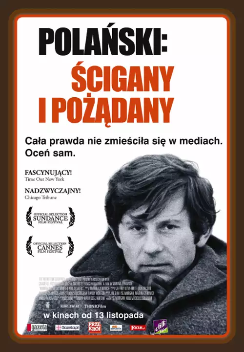 plakat filmu Roman Polański. Ścigany i pożądany