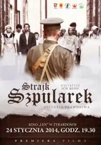 Plakat filmu Strajk szpularek - historia prawdziwa