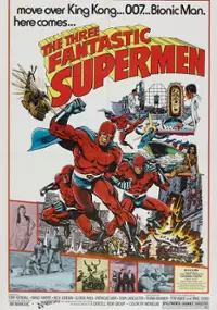 Plakat filmu Trzech włoskich Supermen&oacute;w
