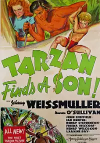 Plakat filmu Tarzan znajduje syna