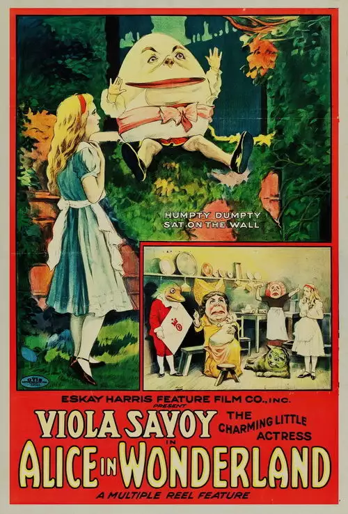 plakat filmu Alicja w Krainie Czarów