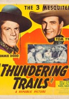 plakat filmu Thundering Trails