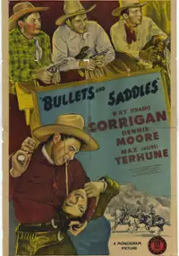 Plakat filmu Bullets and Saddles