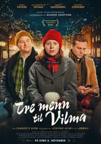 Plakat filmu Tre menn til Vilma