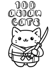Plakat gry 100 Asian Cats