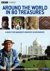 Plakat serialu W 80 skarbów dookoła świata z Danem Cruickshankiem