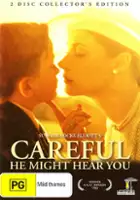 plakat filmu Ostrożnie bo usłyszy