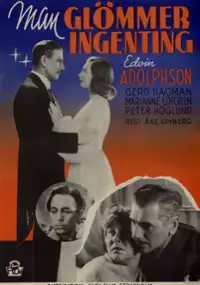 Plakat filmu Man glömmer ingenting