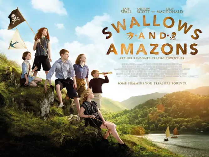 plakat filmu Jaskółki i Amazonki
