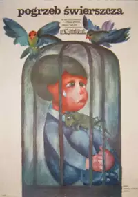 Plakat filmu Pogrzeb świerszcza