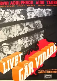 Plakat filmu Livet går vidare