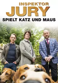 Plakat filmu Inspektor Jury spielt Katz und Maus