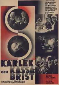 Plakat filmu Kärlek och kassabrist