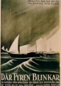 Plakat filmu Där fyren blinkar