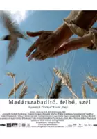 plakat filmu Wyzwoliciel ptak&oacute;w, chmura, wiatr