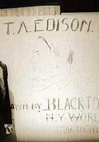 plakat filmu Edison Drawn by 'World' Artist