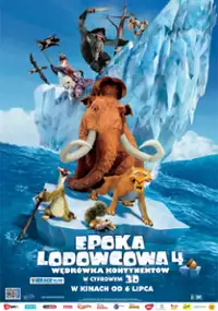 Plakat filmu Epoka lodowcowa 4: Wędrówka kontynentów