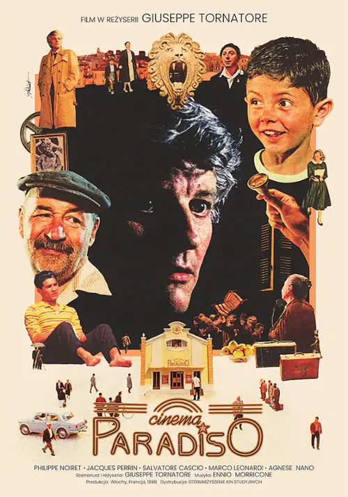 plakat filmu Cinema Paradiso