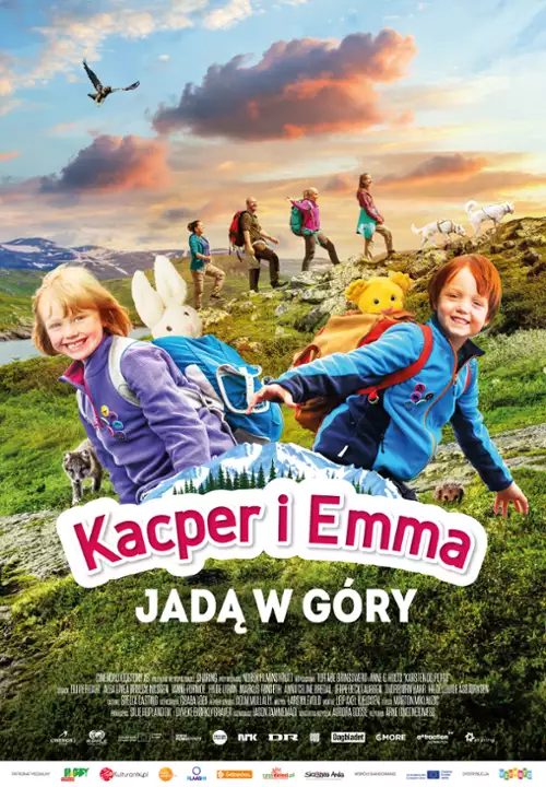 plakat filmu Kacper i Emma jadą w góry