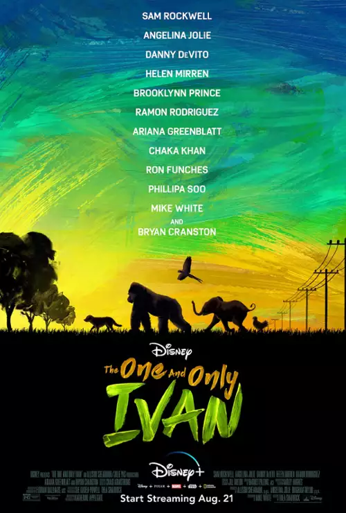 plakat filmu Jedyny i niepowtarzalny Ivan