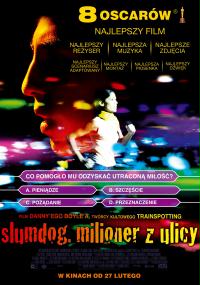 plakat filmu Slumdog. Milioner z ulicy