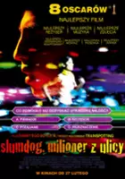 plakat filmu Slumdog. Milioner z ulicy