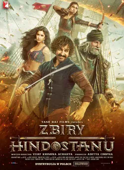 plakat filmu Zbiry Hindostanu