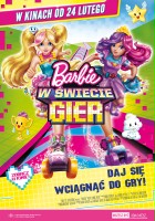plakat filmu Barbie w świecie gier