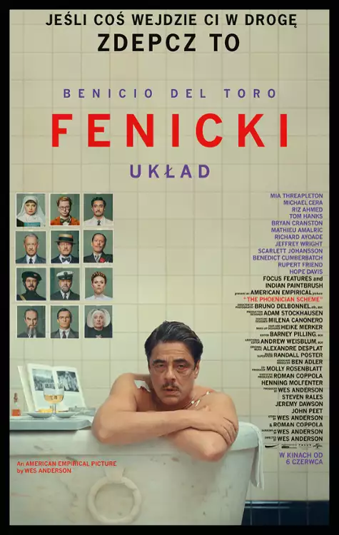 plakat filmu Fenicki układ