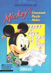 Plakat gry Mickey's Crossword Puzzle Maker