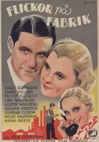 Plakat filmu Flickor på fabrik
