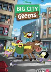 Plakat serialu Greenowie w wielkim mieście