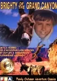 Plakat filmu Brighty - osiołek z Wielkiego Kanionu