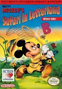 Plakat gry Mickey's Safari in Letterland