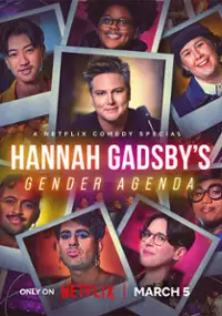 Plakat programu TV Hannah Gadsby's Gender Agenda