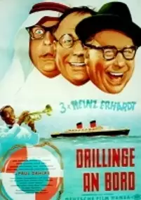 Plakat filmu Drillinge an Bord