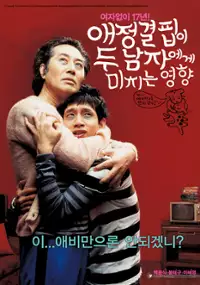 Plakat filmu Aejeong gyeolpibi du namja-ege michineun yeonghyang