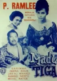 Plakat filmu Madu Tiga